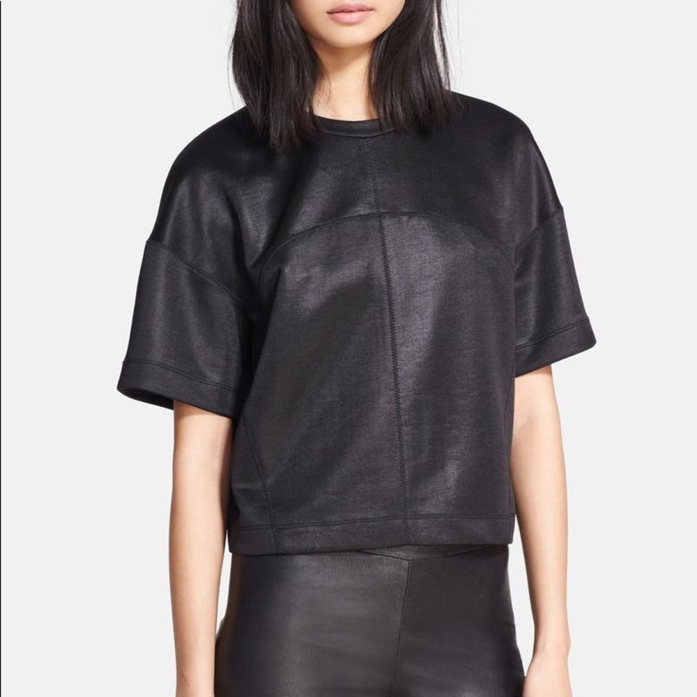 T by Alexander Wang Leather Top
